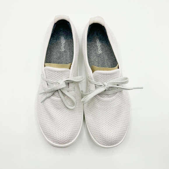 AllBirds White Chalk Tree Skipper Sneakers Slip On Sustainable Washable SZ W10 - Picture 1 of 5
